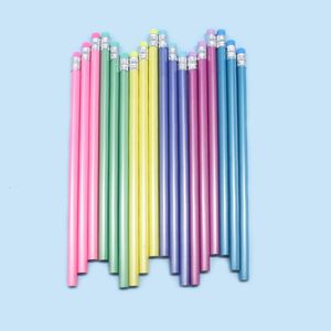 Crayons Crayon Perle HB Triangle Tige avec Tête En Caoutchouc Primaire Étudiant Prix Fournitures de Papeterie Pour Enfants 230130