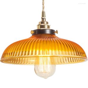 Lampes suspendues Edison Loft Style industriel Vintage LED luminaires Antique cuivre verre unique suspension éclairage intérieur
