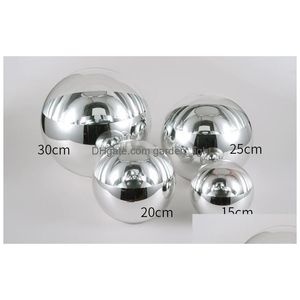 Lámparas colgantes Globo de cristal Bola colgante Luz Cobre Sier Iluminación dorada Techo redondo Lámpara colgante Pantalla de lámpara Luces de entrega Indo Dhqui