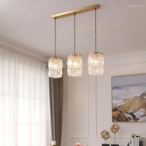 Lampes suspendues éclairage salle à manger grande lampe ronde Led lumière carton luxe Designer Vintage ampoule