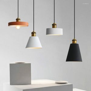 Pendants lampes modernes LED Nordic Lights Home Dinning Dinning Room suspendu minimaliste de la cuisine de cuisine luminaires Restaurant