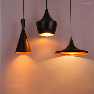 Lampes suspendues LED moderne Lampe Vintage E27 Base Edison Ampoule Luminaire Luminaire Art Déco Designer Lustre Lustre