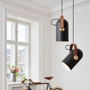 Pendants lampes nordiques chambre à coucher lit de chevet de table de chevet moderne bref de restauration Bar Café Clothes Assexes suspendues