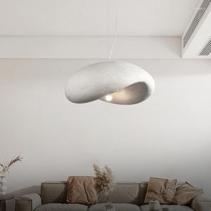 Lámparas colgantes nórdicas minimalistas wabi-sabi, luces Led de viento, Lustre, sala de estar, comedor, decoración del hogar, dormitorio, Bar, Loft, accesorio de lámpara colgante