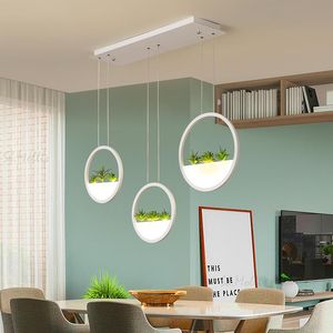 Lámparas colgantes Nordic Modern Led Crystal Luminaria Pendente Lights Hanglamp Lámpara colgante Anillo Iluminación para el hogar Comedor Lámparas colgantesColgante