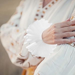 Collares colgantes 1 parrilla de muñeca para mujeres accesorios de vestir de manga de volantes de moda para niñas