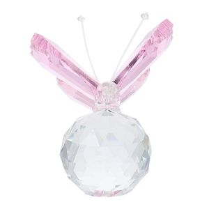 Pendentif Colliers 1Pc Cristal Volant Avec Base Figurine Transparente Collection