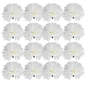 Pendentif Colliers 50 pcs DIY Faux Ornements de fleurs Simulation Mille couches Chrysanthèmes Décor