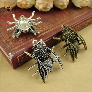 Pendentif Colliers BoYuTe (20 pièces / lot) Usine en gros DIY Bijoux faits à la main Accessoires en alliage métallique Vintage Insect Charms