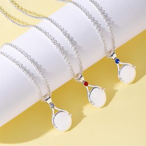 Pendentif Colliers Série Tv Classique Il suffit d'ajouter de l'eau Collier Mode Naturel Zircon Argent Plaqué Cuivre H2O Sirène Bijoux Fans Présent 230807