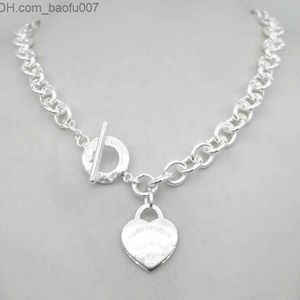 Pendentif Colliers Design Homme Femme Mode Collier Pendentif Chaîne Collier S925 Clé En Argent Sterling Retour Au Coeur Amour Marque Pendentif Charme Avec Boîte Z230629