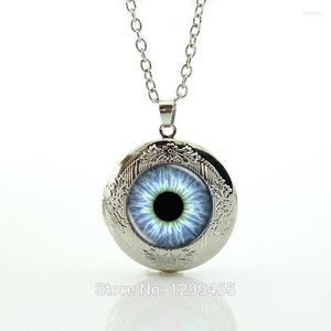 Pendentif Colliers Dragon Eye Collier Vintage Reptile Médaillon Punk Engrenages Caméra Objectif Photo Bijoux N602