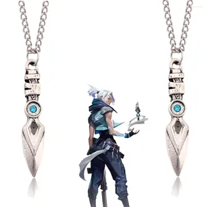 Pendentif Colliers Jeu Valorant Collier JeCosplay Unisexe Lame Storm Couteau Ras Du Cou Bijoux De Mode Accessoires Jouets Cadeaux