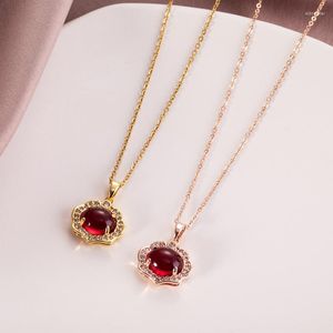 Pendentif Colliers Haute Qualité Crystal Lucky Purse Collier Chaîne en acier inoxydable pour femmes filles Cuivre Charms Collier Bijoux Cadeaux de fête