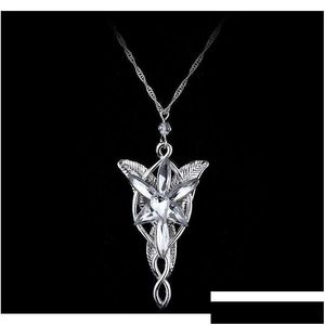 Collares colgantes Nueva moda Cristal austriaco Colgante Joyería Crepúsculo Estrella Princesa Collar Señor de los Anillos Mago Boda Hgwdu DHJQX