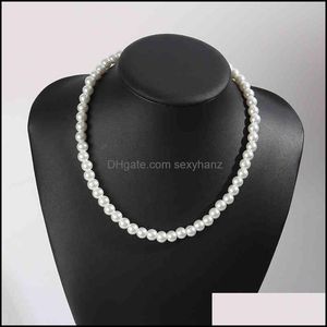 Pendentif Colliers Pendentifs Bijoux Mode coréenne Collier de perles d'imitation 2 Yuan Boutique pour femmes Cadeau Drop Livraison 2021 Lypkz