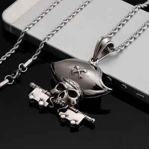 Colliers pendants Titanium Steel Taro Pirate Logo masculin Accessoires