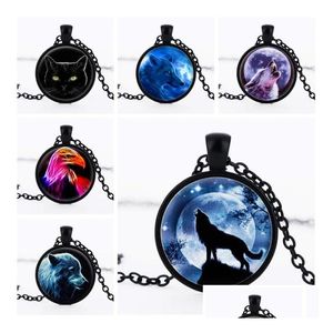 Pendentif Colliers Loup Totem Temps Gem Collier Chandail Chaîne Wfn530 Avec Mix Ordre 20 Pièces Beaucoup Drop Delivery Bijoux Pendentifs Dhuoy