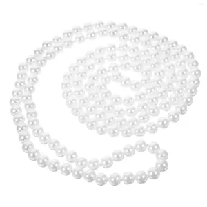 Pendentif Colliers Collier de perles pour femmes Ornement de verre long artificiel pour dames Déclaration décorative Faux ras du cou