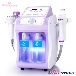 Peneelily Ultrasonic Hydro Microcurrent Microdermoabrasion LED Skin Scrubber Hot Cold Skin Care Equipo de belleza facial