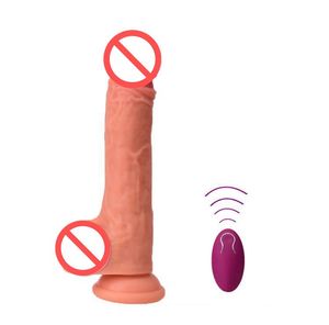 Pénis gode vibrateur pour femmes masturbateur à distance Silicone énorme gros gode réaliste hommes Anal adulte Sex Toys J1739
