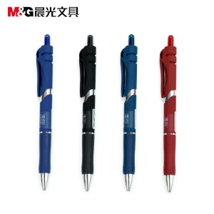 Stylos 12pcs mg gel stylo 0,5 mm Gel Pen K35 AGPK3507 Golden Quality Series Gel stylo