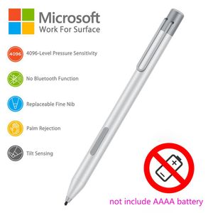 Bolígrafos 4096 lápiz lápiz para Microsoft Surface Pro 3 4 5 6 7 8 X Pantalla de pantalla táctil Papil de dibujo para la computadora portátil ASUS HP Surface Pen laptop