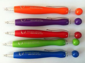 Bolígrafos Venta caliente Colorfull Solid Solid Promocional Polple Pen Brand Nombre de la compañía personal para el regalo del hotel