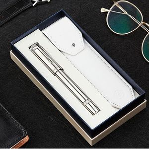 Stylos de luxe de haute qualité Hero H718 Fountain Pen Box cadeau Bag Up Gol
