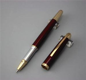 Stylos Red Jinhao 606 Ballpoint Pen School Office Supplies Homme Femmes Rouleau Ball Pens Luxury Metal Caneta