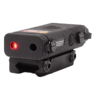 PEQ tactique léger MiNi PROLASPEQ10 laser rouge et lampe de poche LED pour airsoft chasse nylon fabriqué BK DE3866588232O