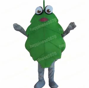 Performance Feuille d'arbre Costumes de mascotte Personnage de dessin animé Costume Carnaval Unisexe Adultes Taille Halloween Fête de Noël Costumes de carnaval