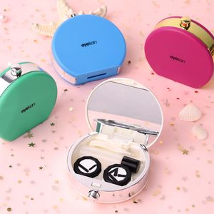 Diseño de perfume Estuche para lentes de contacto de color Lentes de contacto de Halloween Kits de viaje Diseño colorido