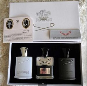Dsigner perfume Green irish tweed 3 piezas set de regalo colonia para hombres Fragancia de alta calidad 30 ml x 4 botellas Tiempo duradero y buen olor