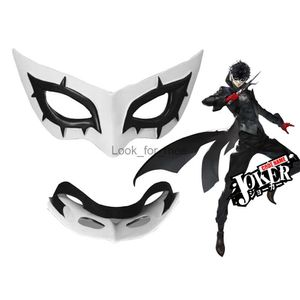 Persona 5 Hero Arsene Joker Cosplay Mask Abs Abs Eye Patch Mask Kurusu Akatsuki Cosplay Prop Play Play Mask Halloween Accessory HKD230810