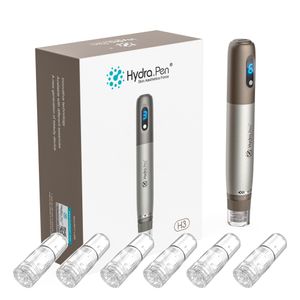 Stylo Hydra sans fil à usage personnel H3 Microneedling Pen Applicateur de sérum automatique Microneedle électrique Hydrapen Outils de soins de la peau du visage