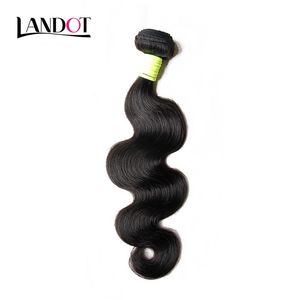 Péruvien Malaisien Indien Brésilien Vague de Corps Ondulés Vierge Bundles de Tissage de Cheveux Humains Non Transformés 8A Remy Extensions de Cheveux Couleur Naturelle Teintable