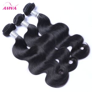 Brasileño Body Wave Virgin Human Haavy Weave Bundles Peruian Malasia India Camboya Remy Human Hair Extensions Natural Color Tangle Free