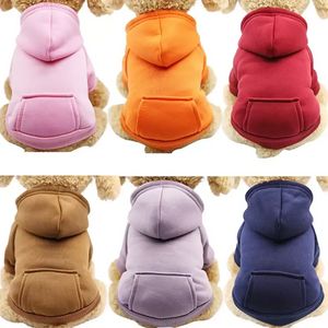 Vêtements pour chiens de compagnie vêtements pour petits chiens vêtements chauds pour chiens manteau chiot tenue animal de compagnie pour grands sweats à capuche Chihuahua fy3690 0419