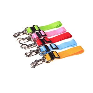 Pet Dog Car seat belts Car Pet Supplies Nylon Seat Belt Car Seat Dog Leash 8 colores envío gratis Ouvso