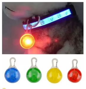 Collier pendentif pour chien et chat, clignotant, lumineux, LED de sécurité, collier de sécurité, veilleuse, expédition par mer, nouveau