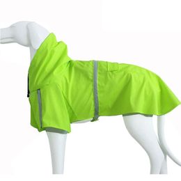 Chien Vêtements Pet Imperméable Imperméable Réfléchissant Safe Walk the Dog Imperméables Outwears accessoires Drop Ship 360052the