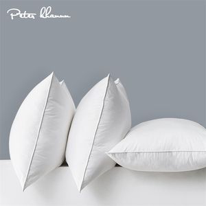 Peter Khanun White Soft Down Alternative Oreiller Insert avec couverture en coton Hôtel Standard et fournitures pour la maison Oreillers de lit 201215