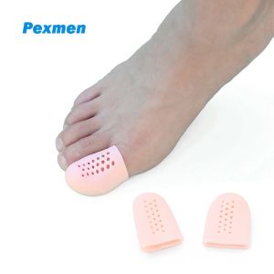 PEXMEN 2 / 4PCS GEL PRÉTÉCHANTS DE TOE PRÉTÉSORAGES Les manchons de bouchons d'orteil empêchent le soulagement de la douleur pour les cloques de corns et les orteils incarnés de gros couvercles d'orteil