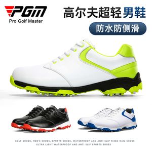 Zapatos de golf PGM, zapatos deportivos, zapatos para hombre, zapatos antideslizantes impermeables para hombre, zapatos rectos