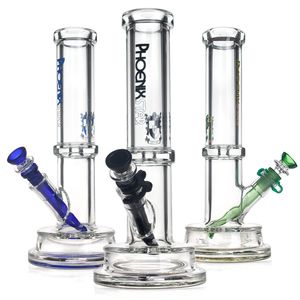 Phoenixstar Verre Taller Bongs Narguilés 12 '' Vase Shisha 9mm Épaisseur Mur Super Lourd Verre Épais Bong Fumer Pipe À Eau Verre Bong D'eau Pour Fumer