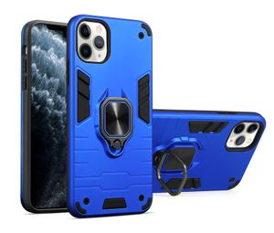 Estuches para teléfonos para iPhone 14 13 12 11 PLUS PRO XS MAX XR X SE3 8 7 6 5 Con TPUPC Anillo giratorio de 360 grados Soporte para automóvil Patrón de CD Hoja de hierro Cubierta protectora para cámara