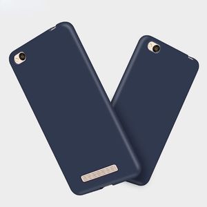 Coques de téléphone pour Xiaomi Redmi 4A Mat Silicone Soft Back Protect Skin Silicon Cover