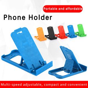 Phone Holder Desk Stand For Your Mobile Phone For iPhone Xsmax Huawei P30 Xiaomi Mi 9 Plastic Foldable Desk Holder Stand