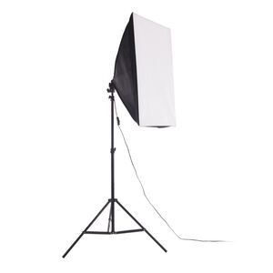 2m Photography Lighting Kit with Softbox Light Tent and E27 Socket Bulb Holder for Studio Photo Shooting
